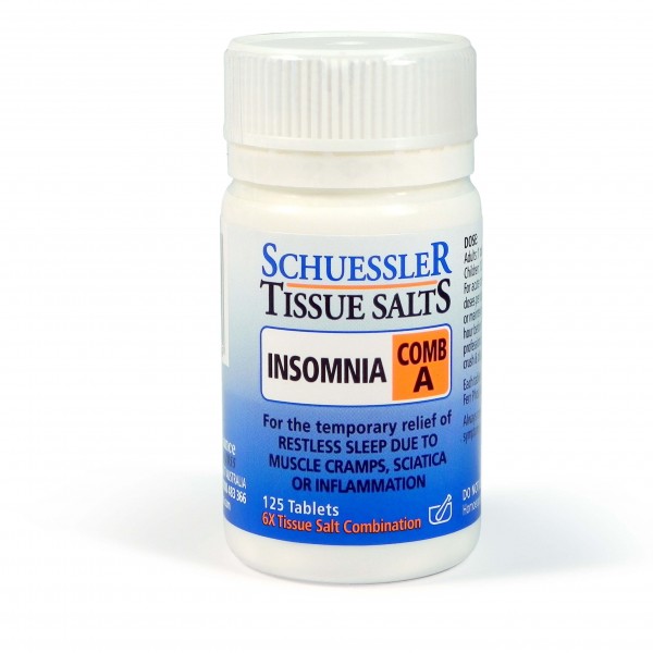 Schuessler Tissue Salts Combination A 125 Chewable Tablets
